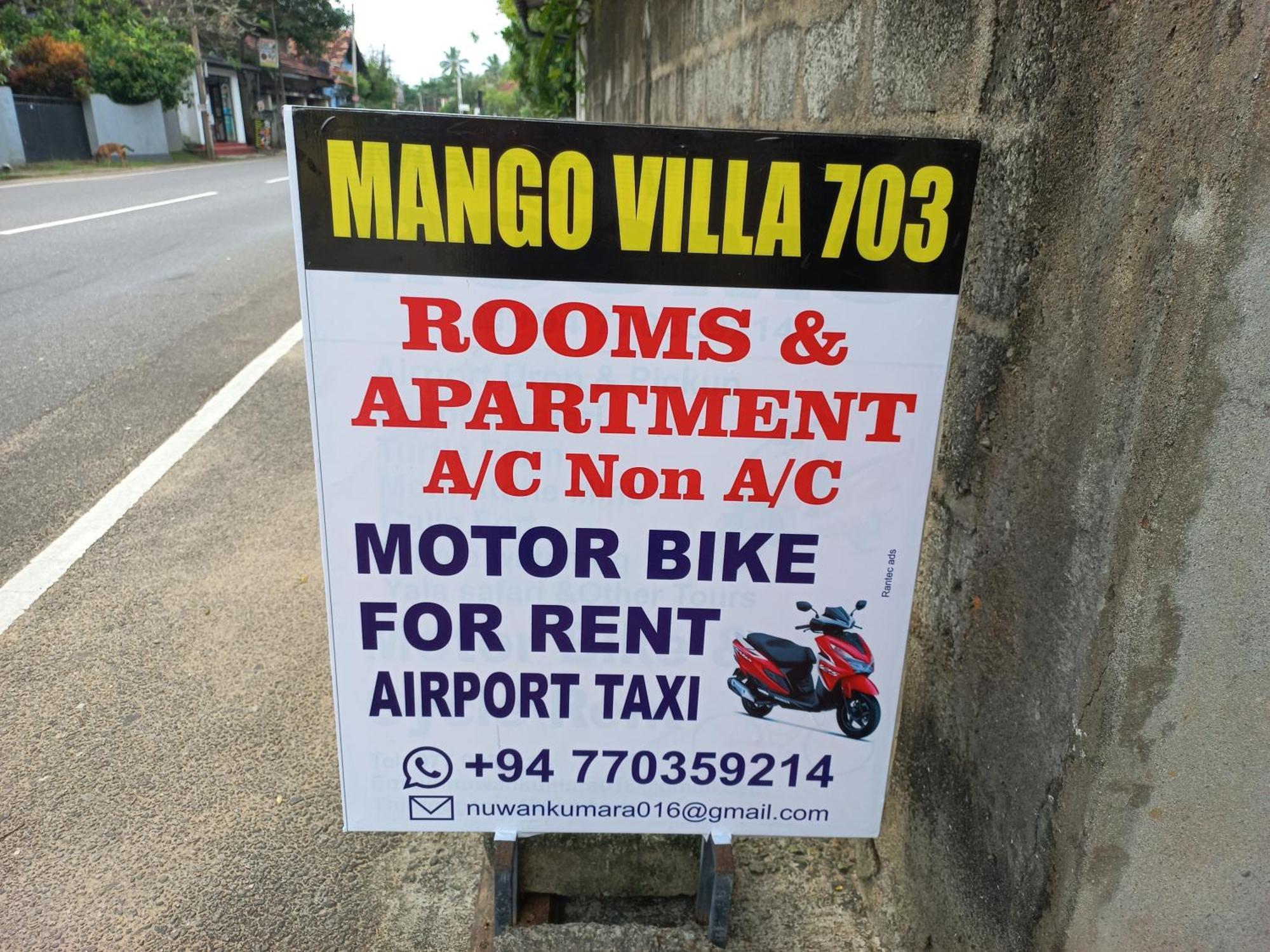 Mango Villa 703 Hikkaduwa Rom bilde